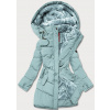 Dámska prešívaná zimná bunda v mätovej farbe (2m-963) odstíny zelené S (36) Dámska prešívaná zimná bunda v mätovej farbe (2m-963) odstíny zelené S (36)