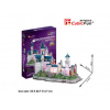 CubicFun 3D puzzle svítící Zámok Neuschwanstein 128 ks CubicFun 3D puzzle svítící Zámok Neuschwanstein 128 ks