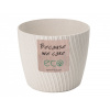 Obal na črepník MIKA PETIT ECO WOOD plastový d23x20cm Obal na črepník MIKA PETIT ECO WOOD plastový d23x20cm