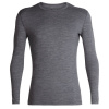 Icebreaker Pánske termo tričko s dlhým rukávom 200 Oasis, sivá - XXL Icebreaker Pánske termo tričko s dlhým rukávom 200 Oasis, sivá - XXL