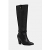 Kožené čižmy Tommy Hilfiger TH T-STRAP LTHR POINTY LONG BOOT FW0FW08982 čierna EUR 41 Kožené čižmy Tommy Hilfiger TH T-STRAP LTHR POINTY LONG BOOT FW0FW08982 čierna EUR 41