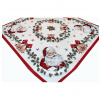 Gobelinový obrus na stôl 90x90 cm Chenille IT014 90x90 cm Viacfarebná Gobelinový obrus na stôl 90x90 cm Chenille IT014 90x90 cm Viacfarebná