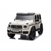 Mamido Mamido Elektrické autíčko Mercedes G63 AMG 2x24V 4x200W XXL biele Mamido Mamido Elektrické autíčko Mercedes G63 AMG 2x24V 4x200W XXL biele