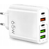 RÝCHLA SIEŤOVÁ NABÍJAČKA 65W GaN USB USB-C QC PD RÝCHLA SIEŤOVÁ NABÍJAČKA 65W GaN USB USB-C QC PD