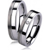 Wolframové snubní prsteny NWF1001-Zr Wolframové snubní prsteny NWF1001-Zr