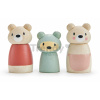 Drevená medvedia rodina Bear Tales Tender Leaf Toys otec a mama s medvedíkom Drevená medvedia rodina Bear Tales Tender Leaf Toys otec a mama s medvedíkom