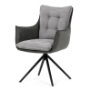Autronic, Jedálenská stolička, sivá, manšestrová, látka, DCH-D1345 GREY2 Autronic, Jedálenská stolička, sivá, manšestrová, látka, DCH-D1345 GREY2