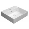 GSI KUBE X keramické umývadlo 50x47cm, biela ExtraGlaze, 9430111 GSI KUBE X keramické umývadlo 50x47cm, biela ExtraGlaze, 9430111