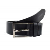 Čierny pánsky kožený opasok, 140 cm Čierny pánsky kožený opasok, 140 cm