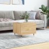 zahrada-XL Konferenčný stolík dub sonoma 50x50x40 cm spracované drevo 829354 zahrada-XL Konferenčný stolík dub sonoma 50x50x40 cm spracované drevo 829354