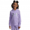 Under Armour G Rival Fleece Shimmer Hoodie 6004118-538 fialová Under Armour G Rival Fleece Shimmer Hoodie 6004118-538 fialová