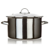 Banquet Hrniec smaltovaný METALLIC Black 26 cm, 6 l, s pokrievkou, 26 cm Banquet Hrniec smaltovaný METALLIC Black 26 cm, 6 l, s pokrievkou, 26 cm