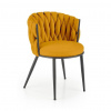 HALMAR Jedálenská stolička K-516, čierna/žltá nea 66 HALMAR Jedálenská stolička K-516, čierna/žltá nea 66