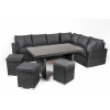 Ratanea Záhradný rohový nábytok BELMONT tmavosivý pravý Ratanea Záhradný rohový nábytok BELMONT tmavosivý pravý