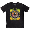 Tričko Fleetwood Mac - Circle Floral Logo, Unisex,Čierna,XL Tričko Fleetwood Mac - Circle Floral Logo, Unisex,Čierna,XL