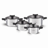 Sada hrncov nerezových 8 dielov ETERNO Sada hrncov nerezových 8 dielov ETERNO