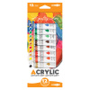 Akrylové farby JUNIOR 12 ml - sada 12 ks Akrylové farby JUNIOR 12 ml - sada 12 ks