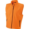 James & Nicholson | JN 1022, Pánska 3-vrstvová softshell vesta, oranžová, XXL James & Nicholson | JN 1022, Pánska 3-vrstvová softshell vesta, oranžová, XXL