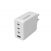 Canyon 100ACC vysokorýchlostná univerzálna nabíjačka do steny, 3*USB-C 100W/30W, 1*USB-A 30W, biela CNS-CUW100ACC - Univerzálny USB adaptér Canyon 100ACC vysokorýchlostná univerzálna nabíjačka do steny, 3*USB-C 100W/30W, 1*USB-A 30W, biela CNS-CUW100ACC - Univerzálny USB adaptér