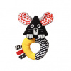 BabyOno Kontrastné zmyslová hrkálka Mouse BabyOno Kontrastné zmyslová hrkálka Mouse