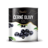 Olivy čierne celé bez kôstky plech 3000g Bassta Olivy čierne celé bez kôstky plech 3000g Bassta