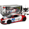 Rádiové auto Audi R8 LMS Rastar 1:14 biele a červené Rádiové auto Audi R8 LMS Rastar 1:14 biele a červené