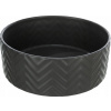 TRIXIE Keramická miska pre psa/mačku 1.6 l / 20 cm - čierna matná TRIXIE Keramická miska pre psa/mačku 1.6 l / 20 cm - čierna matná