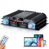 AUDIO ZOSILŇOVAČ 1600W 4 KANÁLY USB/SD/FM/BLUETOOTH ČIERNY AUDIO ZOSILŇOVAČ 1600W 4 KANÁLY USB/SD/FM/BLUETOOTH ČIERNY