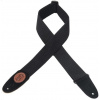 Levys MSSC8 Cotton Guitar Strap, Black Levys MSSC8 Cotton Guitar Strap, Black