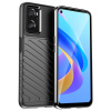 Hurtel Thunder carbon kryt na Realme 9i / Oppo A96 - čierny Hurtel Thunder carbon kryt na Realme 9i / Oppo A96 - čierny