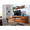 Bighome - CAMBRIDGE HONEY TV stolík 200x55 cm, akácia Bighome - CAMBRIDGE HONEY TV stolík 200x55 cm, akácia