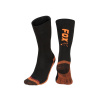 FOX - Ponožky Collection Socks Black Orange Thermolite Long Sock veľ. 44-47
