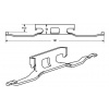 VW LT II 5/96-12/05 predná pružina brzdového strmeňa /ATE/ VW LT II 5/96-12/05 predná pružina brzdového strmeňa /ATE/