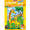 Omaľovánka - A4 - so samolepkami - Zvieratká z Afriky Omaľovánka - A4 - so samolepkami - Zvieratká z Afriky