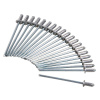LUX-TOOLS Trhací nýty Klasické 3 mm x 8 mm 100 kusů LUX-TOOLS Trhací nýty Klasické 3 mm x 8 mm 100 kusů