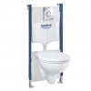 Grohe Solido - Súprava na závesná WC + klozet a doska softclose Bau Ceramic, rimless, tlačidlo Sail, chróm 39415000 Grohe Solido - Súprava na závesná WC + klozet a doska softclose Bau Ceramic, rimless, tlačidlo Sail, chróm 39415000