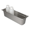 Vaňa na malé nádoby GN 2/4-150 z ušľachtilej ocele, záchytný objem 9 litrov Vaňa na malé nádoby GN 2/4-150 z ušľachtilej ocele, záchytný objem 9 litrov