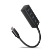 AXAGON HUE-M1C, 4x USB 3.2 Gen 1 MINI hub, kovový, kabel USB-C 20cm AXAGON HUE-M1C, 4x USB 3.2 Gen 1 MINI hub, kovový, kabel USB-C 20cm