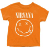 Tričko Nirvana - White Happy Face, Dieťa,Oranžová,2 – 3 roky Tričko Nirvana - White Happy Face, Dieťa,Oranžová,2 – 3 roky
