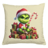 Vankúš bavlnený s potlačou Malý Grinch sedí na dárcích 2 Přírodní jednotná Vankúš bavlnený s potlačou Malý Grinch sedí na dárcích 2 Přírodní jednotná