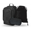 Školský batoh viackomorový BAAGL čierny Školský batoh viackomorový BAAGL čierny