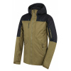 Pánska hardshellová bunda Husky Nickin M khaki/black XL Pánska hardshellová bunda Husky Nickin M khaki/black XL