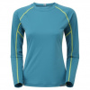 MONTANE Sonic Long Sleeve T-Shirt Lady - zanskar blue FSLST 38 MONTANE Sonic Long Sleeve T-Shirt Lady - zanskar blue FSLST 38