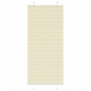 Plisovaná roleta krémová 90x200 cm Šírka látky 89,4 cm Plisovaná roleta krémová 90x200 cm Šírka látky 89,4 cm