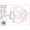 BREMBO Brzdový kotúč BREMBO 08.7725.10 BREMBO Brzdový kotúč BREMBO 08.7725.10