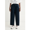 Tommy Hilfiger nohavice dámske bavlnené WW0WW50089 tmavomodrá 34 Tommy Hilfiger nohavice dámske bavlnené WW0WW50089 tmavomodrá 34