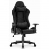 Čierne kožené herné kreslo HELLS CHAIR HC-2001, HC__5907196011719 Čierne kožené herné kreslo HELLS CHAIR HC-2001, HC__5907196011719