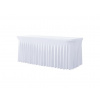 TENTino Elastický poťah SKIRTING na skladací stôl 180-183x76 cm 1x VÝKROJ Farba obrusu: BIELA / WHITE TENTino Elastický poťah SKIRTING na skladací stôl 180-183x76 cm 1x VÝKROJ Farba obrusu: BIELA / WHITE