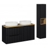 ArtCom Kúpeľňový komplet NOVA Black 120/2 ArtCom Kúpeľňový komplet NOVA Black 120/2