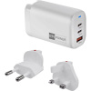 ER PW 65W GaN síťový adaptér 2xUSB-C PD/USB-A bílý ERPW65G2C1AT-WH ER PW 65W GaN síťový adaptér 2xUSB-C PD/USB-A bílý ERPW65G2C1AT-WH